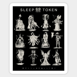 sleep-token-band Sticker
